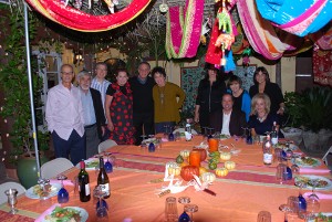 Picture of People at Sukkot Party