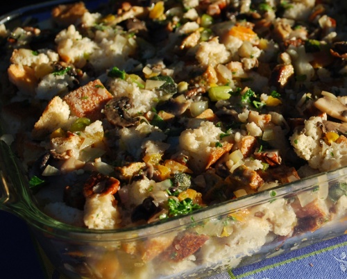 Picture of Stuffing with Cajun Sausage and Fennel