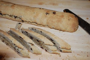 Picture of Hazelnut Biscotti with Chocolate Chips and Currants, Step 1