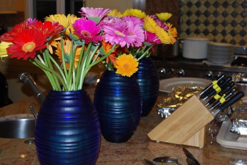 Picture of Counter with Flowers