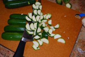 Picture of Chopped Zucchini