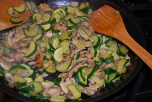 Picture of Sautéed Zucchini and Mushrooms
