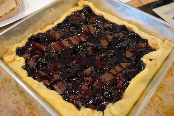nutella cookies black cherry marzipan tart 007