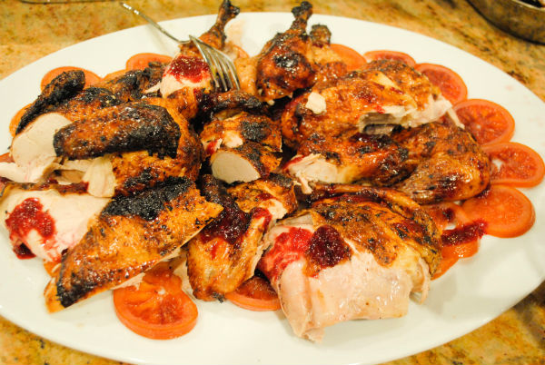 Mitzrayim Chicken With Blood Orange and Date Molasses